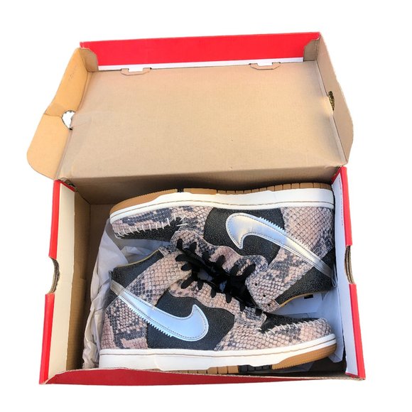 Nike Dunk High CMFT Snakeskin - Picture 1 of 6